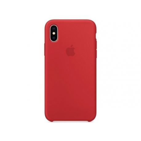 SILICONE CASE IPHONE X - RED
