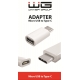 ADAPTÉR MICRO USB TO TYPE C - WHITE
