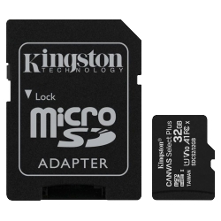 PAMĚŤOVÁ KARTA 32GB MICROSDHC KINGSTON CL10 100MB/S + ADAPTER