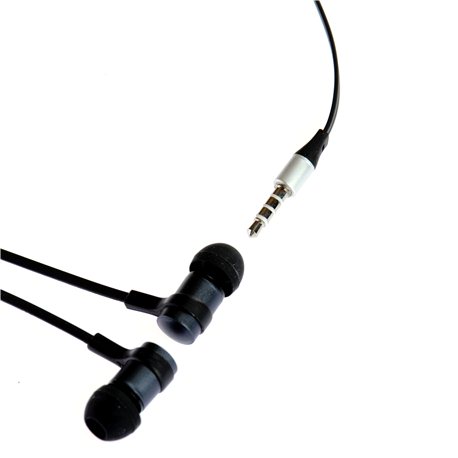 Sluchátka HF Stereo 3,5 jack - černá