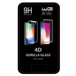 Tvrzené 4D sklo Full Glue Honor X8 5G - black