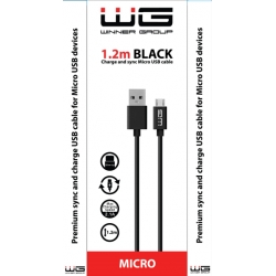 Datový kabel Micro USB-USB - black