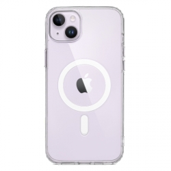 Pouzdro transparent Comfort Magnet iPhone 14 Plus