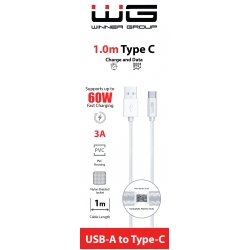 WG DATOVÝ KABEL TYPE C - MICRO USB-USB - WHITE