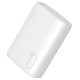Powerbank 10000 mAh ultra small + QC3.0 + PD 20W output and input - white