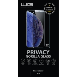 Ochranné sklo 4D Privacy Full Glue iPhone 15 - black