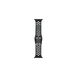 Řemínek Apple Watch 49 mm - silicone - black&white