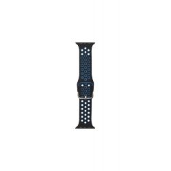 Řemínek Apple Watch 45 mm - silicone - black&blue