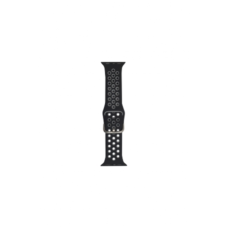 Řemínek Apple Watch SE 44 mm - silicone - black&grey