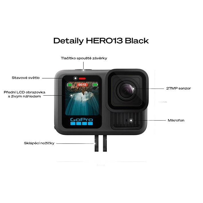GoPro kamera HERO13 Black Creator Edition - černá - Image 2