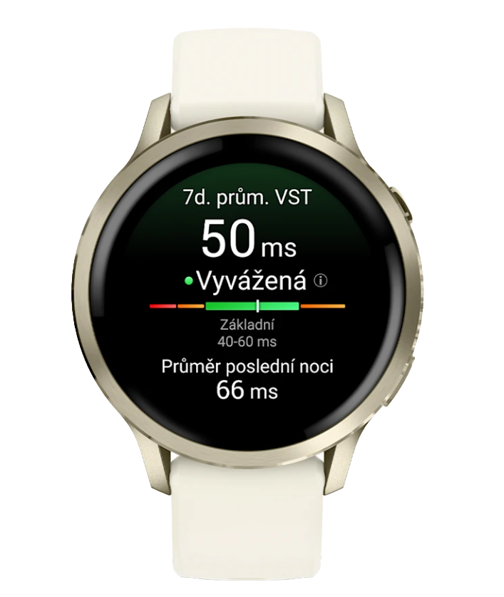 Chytré hodinky Garmin Venu 4 - 41 mm - zlatá&bílá - Obrázek 2