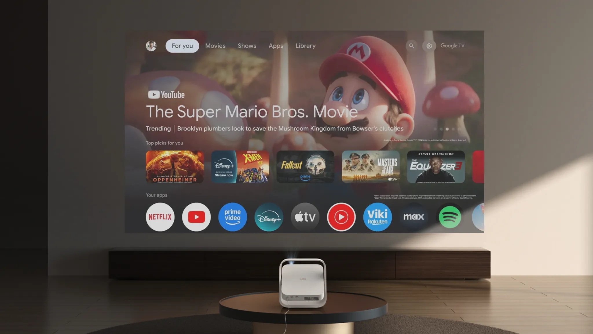 Projektor XGIMI Elfin Flip Plus - béžová - Obrázek 4