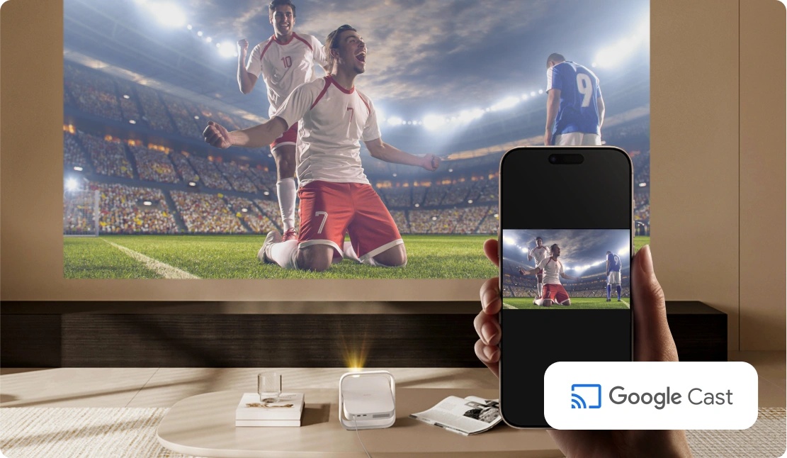 Projektor XGIMI Elfin Flip Plus - béžová - Obrázek 3