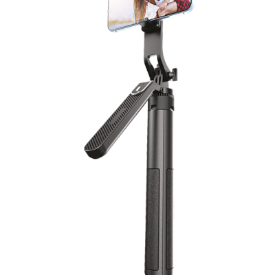 Selfie tyč WG7 s bluetooth, tripodem a GoPro stojanem - černá