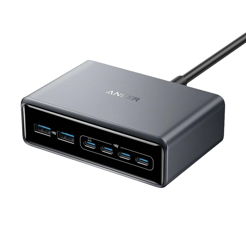 Nabíjecí stanice Anker Prime 200W, 4x USB-C, 2x USB - černá